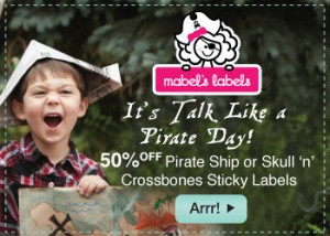 Mabel's Labels Pirate Banner